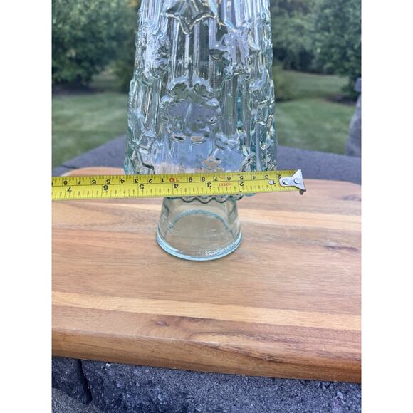 San Miguel Recycled Authentic Green Glass Decorative Christmas Tree 16-3/4” - Picture 9 of 10